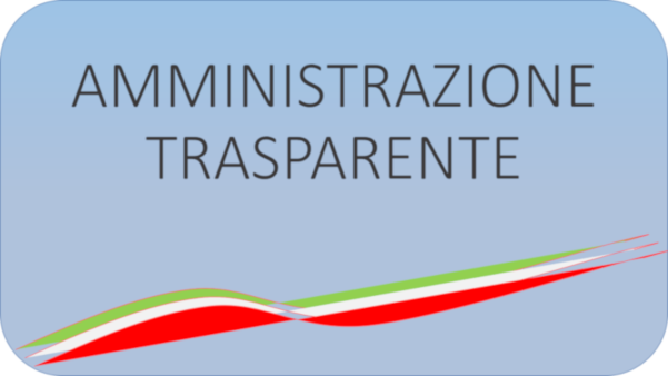 Logo con scritta "Amministrazione trasparente"