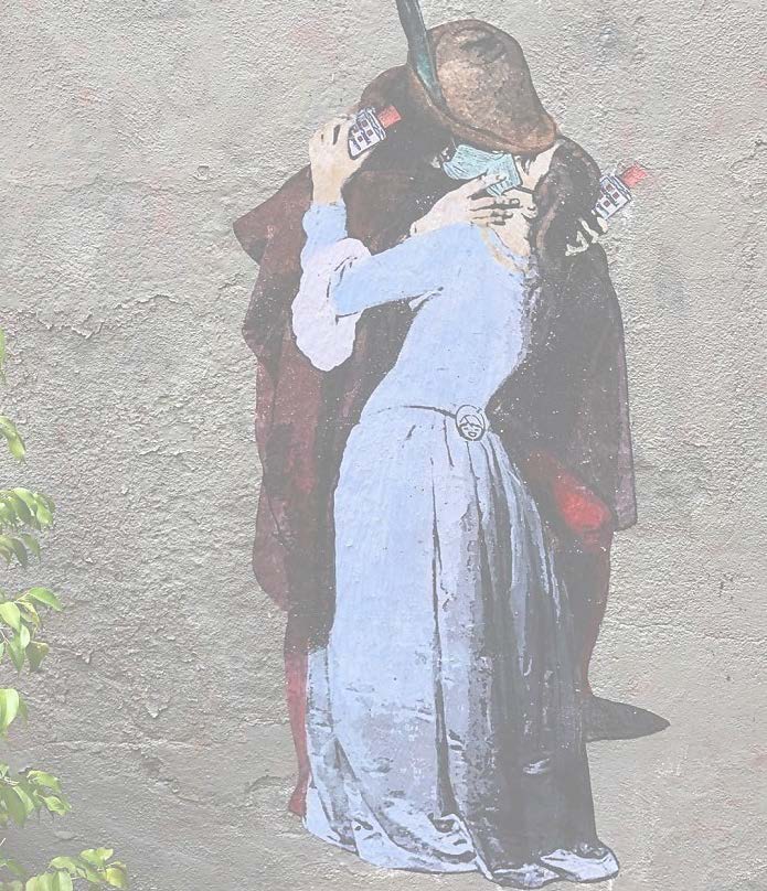 immagine del quadro di Haiez "il bacio"